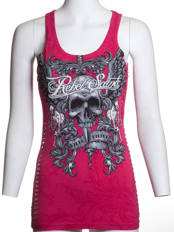 Rebel Saint by Affliction Women's T-shirt Grace