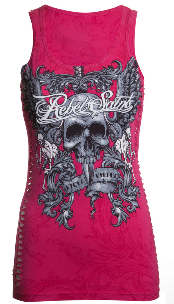 Rebel Saint by Affliction Women's T-shirt Grace