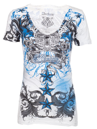 Archaic by Affliction Women's T-shirt Queen Lady