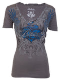 Archaic by Affliction Women's T-shirt Heartache  ^