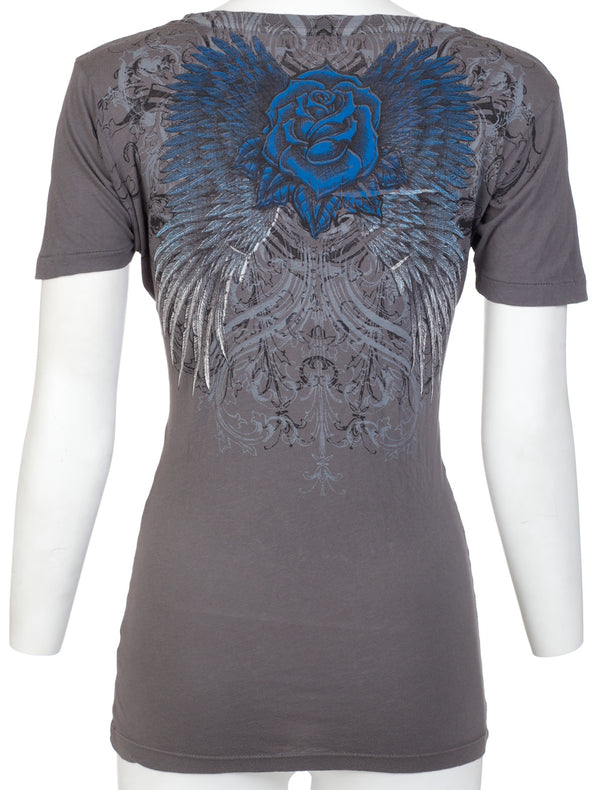 Archaic by Affliction Women's T-shirt Heartache  ^