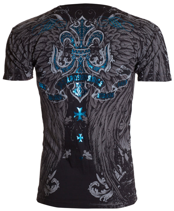Xtreme Couture by Affliction Men's T-Shirt SANDSTONE Black