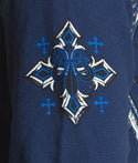 Archaic by Affliction Men's Thermal Shirt SPINE WINGS Navy