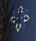Archaic by Affliction Men's Thermal Shirt SPINE WINGS Navy