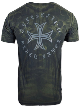 AFFLICTION Men's T-Shirt S/S TORMENT TEE Premium Black Label Biker MMA