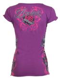 Archaic by Affliction Women's T-shirt Happy Spirit   ^