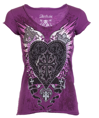 Archaic by Affliction Women's T-shirt Darling  ^