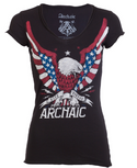 Archaic by Affliction Women's T-shirt Fly Free  ^