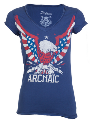 Archaic by Affliction Women's T-shirt Fly Free