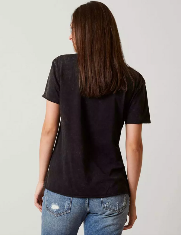 Affliction Women's T-Shirt STANDARD SUPPLY Black