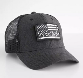 Howitzer Style Men's Hat WE THE PEOPLE HAT Military Grunt Charcoal
