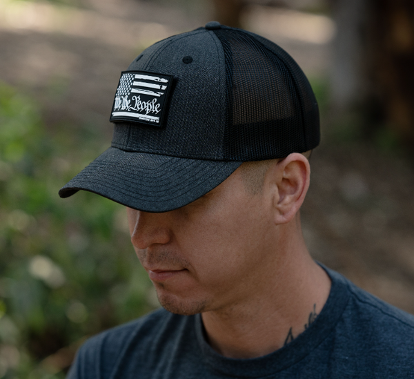 Howitzer Style Men's Hat We The People Hat Military Grunt *