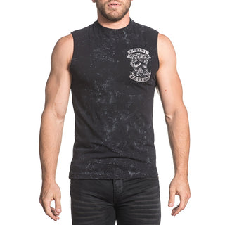 Xtreme Couture Men's T-shirt DON'T TREAD MUSCLE TEE Sleeveless Black