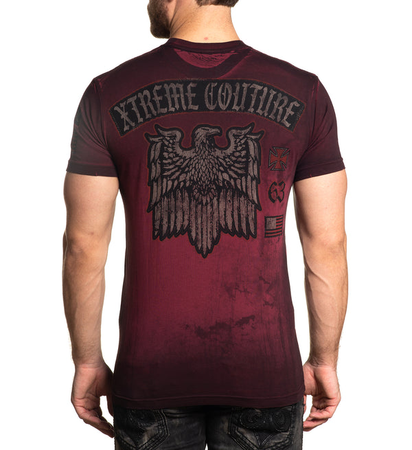 XTREME COUTURE by AFFLICTION Men's T-Shirt SMOKE & OIL Biker MMA