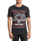 AFFLICTION Men's T-Shirt S/S IRON EAGLE Tee Black Label Biker