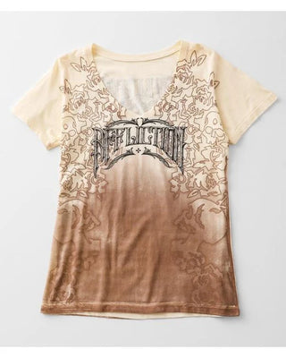 Affliction Women's T-Shirt Madrigal