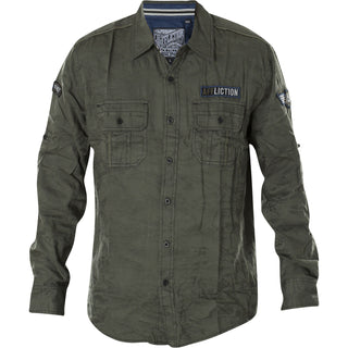 Affliction Men's Button Down Shirt Top Notch