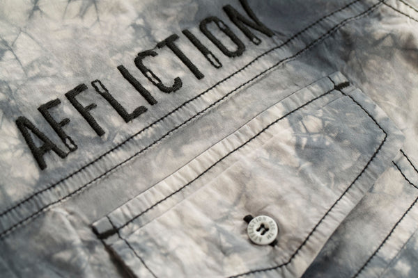 AFFLICTION FLYWHEEL Men's Button Down Shirt