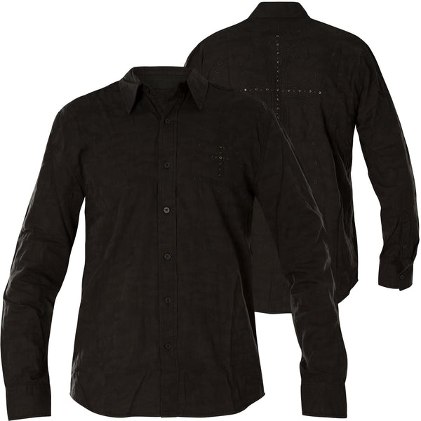 AFFLICTION LIBERTINE Men's Button Down Shirt