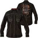 AFFLICTION COBRA Men's Button Down Shirt