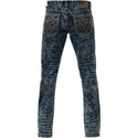 AFFLICTION GAGE FLEUR QUINCY Men's Denim Jeans Blue