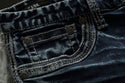 AFFLICTION GAGE FLEUR QUINCY Men's Denim Jeans Blue