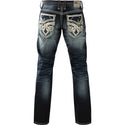 Affliction Men's Denim Jeans ACE FLEUR SARGE Blue