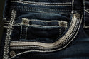 Affliction Men's Denim Jeans ACE FLEUR SARGE Blue