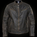 AFFLICTION Leather GHOST RIDER JACKET Black