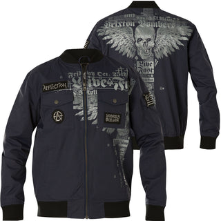 AFFLICTION INVICTUS Men's JACKET Navy Biker