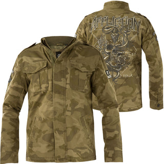 Affliction Men's Jacket Destroy Camo