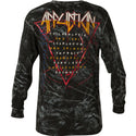 AFFLICTION DYSMORPHIA Men's L/S T-SHIRT Black Biker