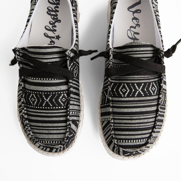 Very G Women's Shoe canvas lace-up Slip On Zuma Casual Shoe