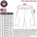 Affliction Men's Cargo shorts Summer Biker MMA Brunt Red