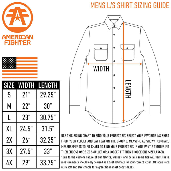 AMERICAN FIGHTER CONTEXT Men's Button Down Shirt