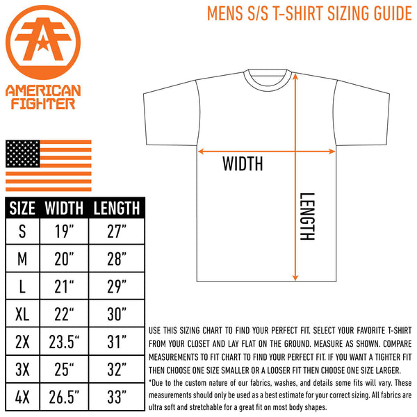 AMERICAN FIGHTER Men's T-Shirt HUNTSVILLE TEE Athletic MMA