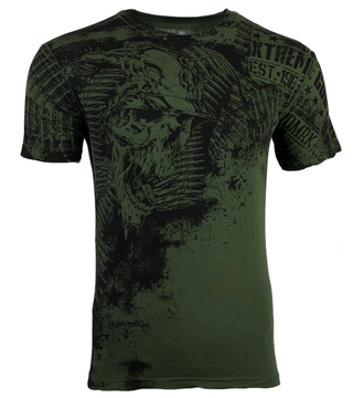 XTREME COUTURE by AFFLICTION Men's T-Shirt MORTAR BLAST Biker MMA