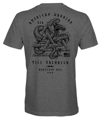 Howitzer Style Men's T-Shirt AMERICAN WARRIOR SPIRIT Military Grunt MFG