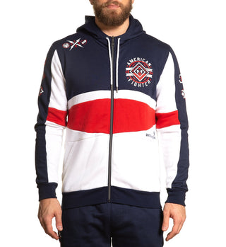 AMERICAN FIGHTER MENS ALCOTT L/S ZIP HOOD