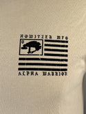 Howitzer Style Men's T-Shirt ALPHA WARRIOR Military Grunt