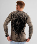 AFFLICTION Men's Long Sleeve Reversible Thermal Shirt AC NATIVE OUTLAW