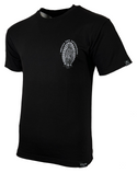 Sullen Men's T-shirt HR SPANKS NIGHTMARE Jet Black Tee Tattoo Skull Premium Quality Artwork