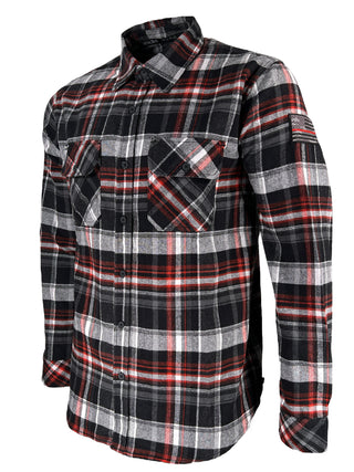 Howitzer Style Men's Button Down Flannel EXECUTE Military Grunt MFG