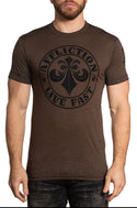 AFFLICTION Men's T-Shirt S/S DIVIO Tee Black Label Biker