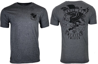 Howitzer Style Men's T-Shirt CHRIS KYLE EAGLE FLAG Military Grunt MFG