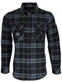 Howitzer Style Men's Button Down Flannel Armaments Military Grunt MFG