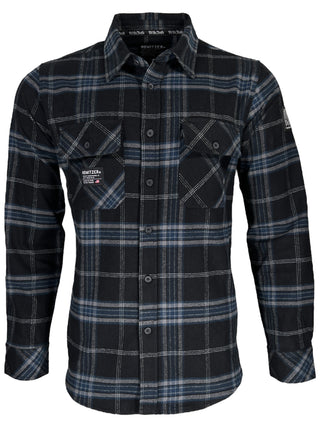 Howitzer Style Men's Button Down Flannel Armaments Military Grunt MFG