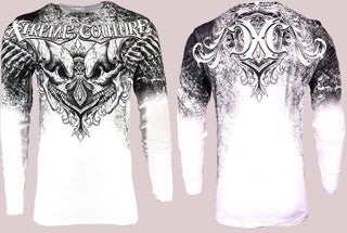 Xtreme Couture by Affliction Men's Thermal Shirt LEGENDARY White