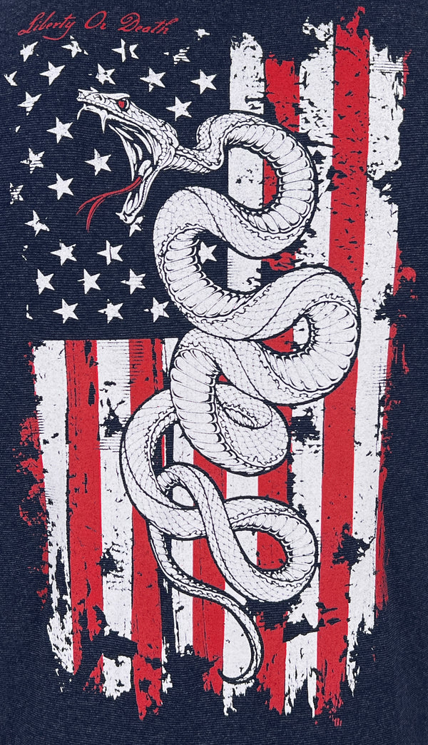Howitzer Style Men's T-Shirt LIBERTY SLITHER Military Grunt MFG