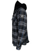 Howitzer Style Men's Button Down Hoodie Flannel Sniper Military Grunt MFG